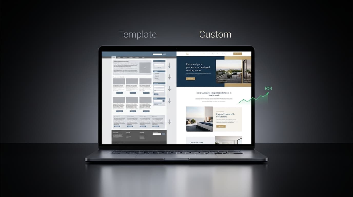 Custom Website vs Template Cost Comparison | Red Sun IT Services