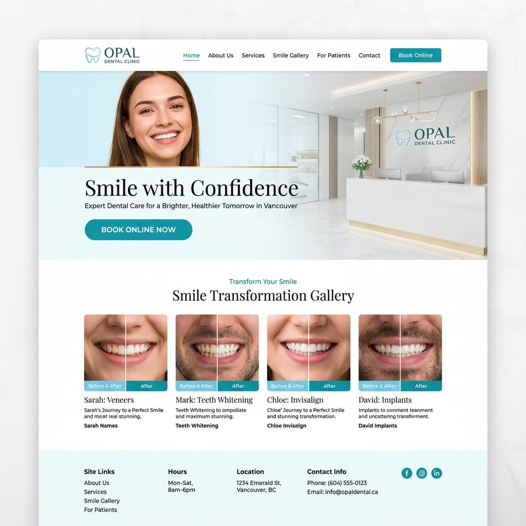 Dental Clinic Website Design: 7 Must-Have Features to Attract and Convert Patients
