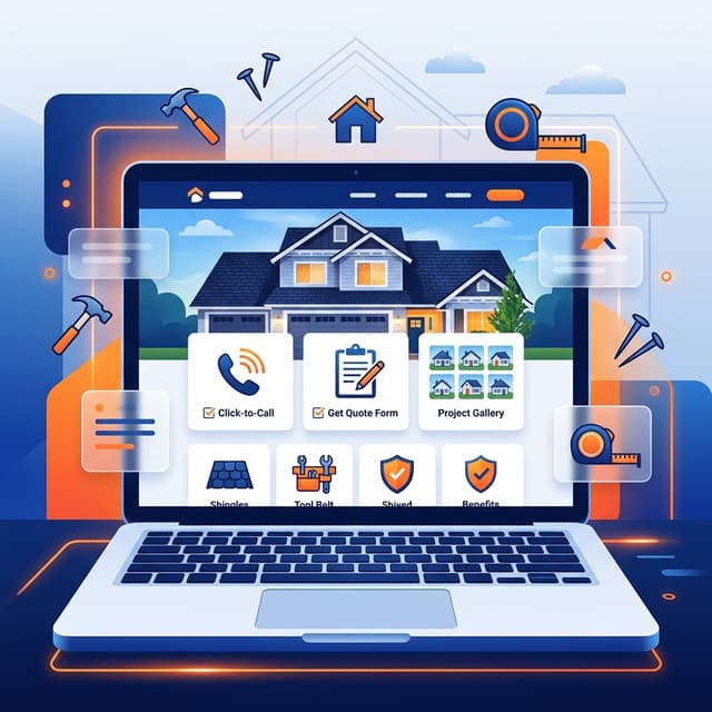 Roofing Website Design: 7 Must-Have Features to Generate Leads