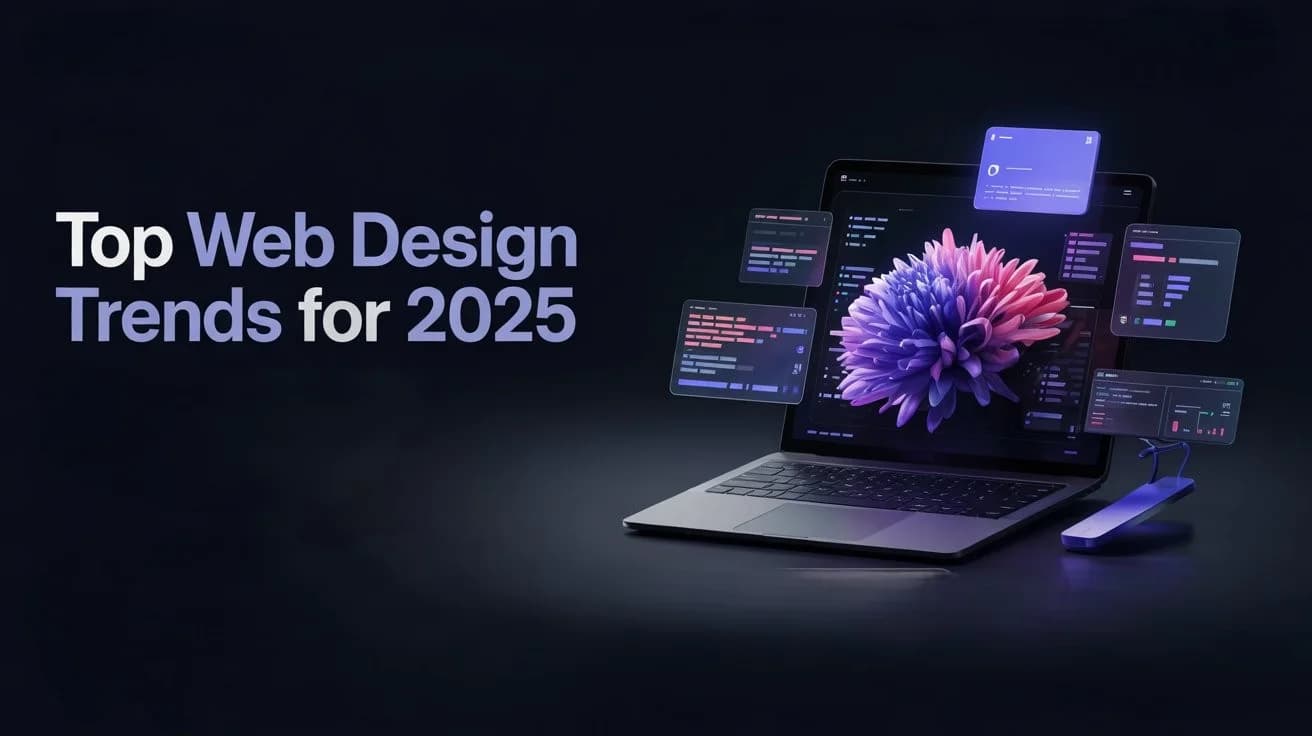 Top Web Design Trends 2025: Minimalism, Dark Mode & AI