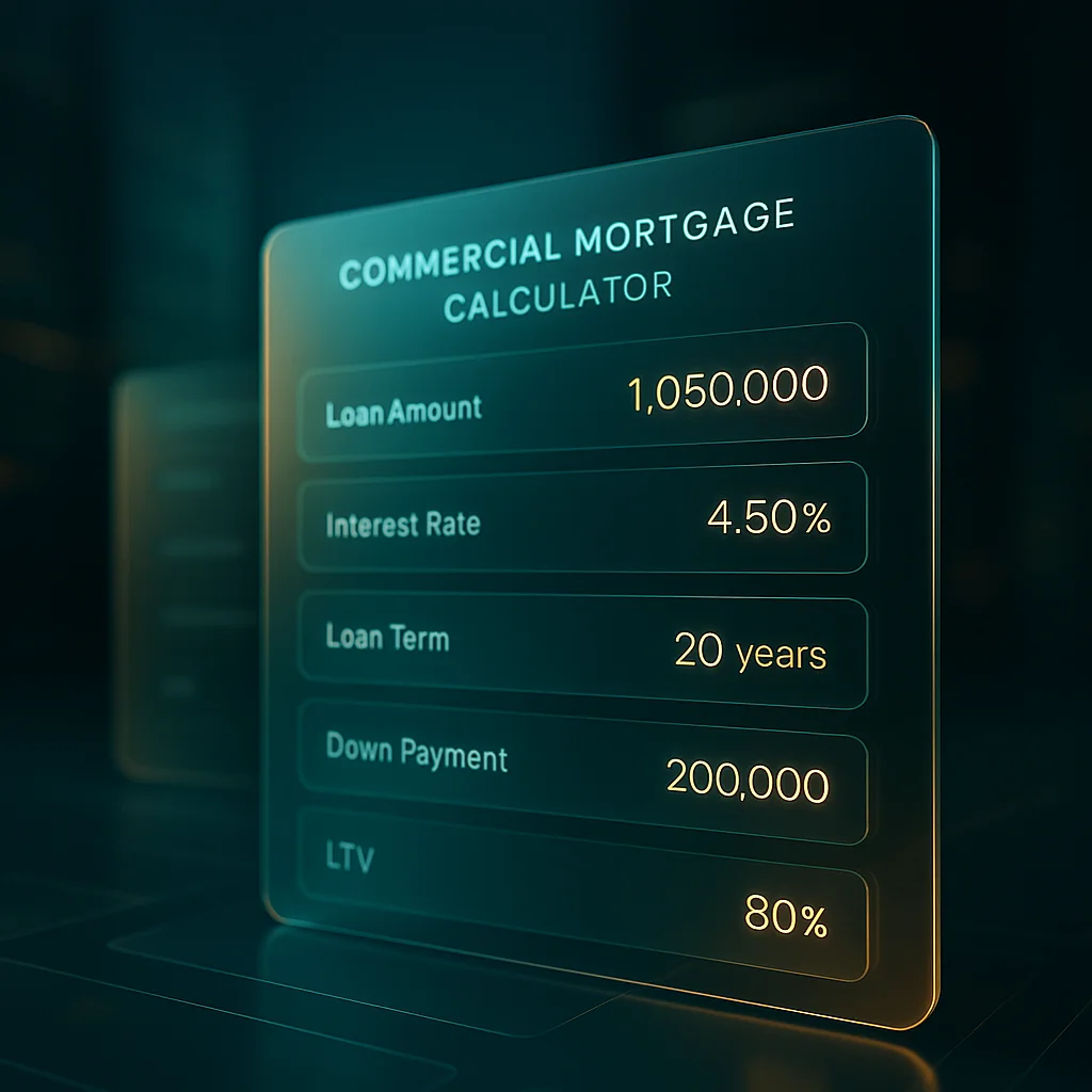 commercial-calculator-dashboard-ui